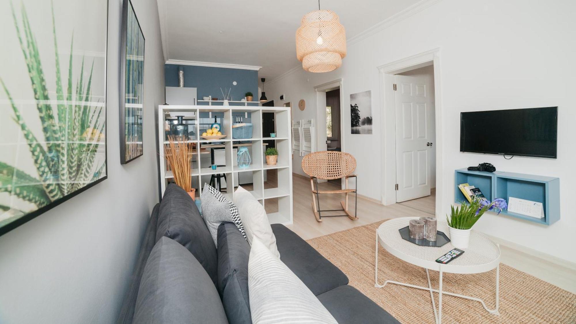 Apartment mit 2 Schlafzimmern und Balkon