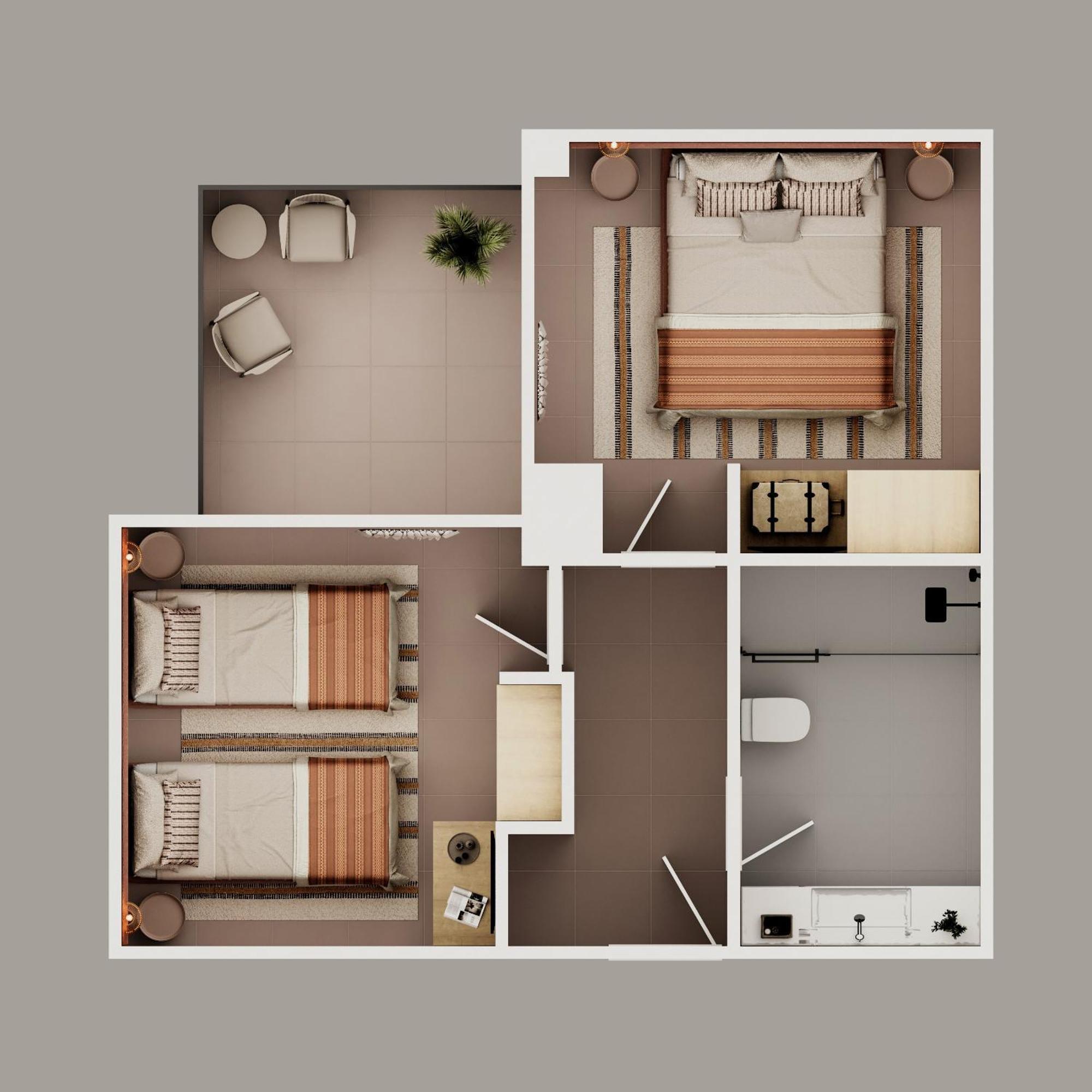 Family Room with Balcony