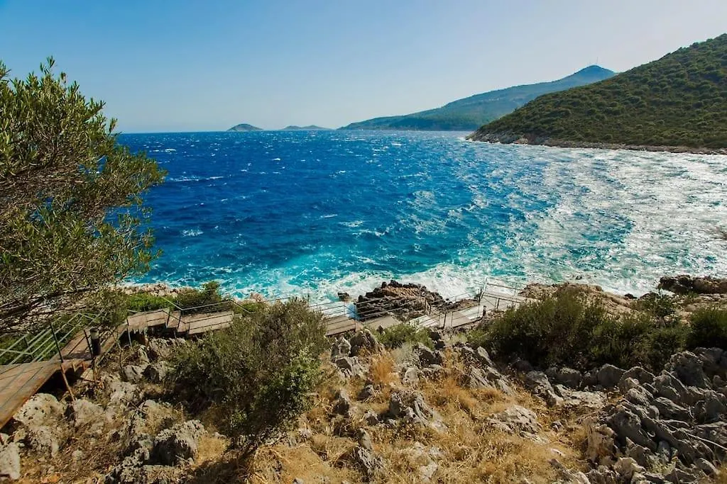 Kalkan'Da Denize Sifir Oezel Plaj Ve Iskeleli Villa-1