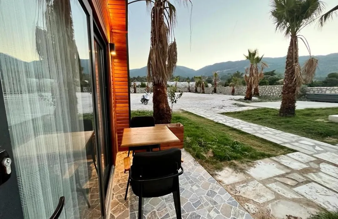 Nature Escape Rustic Bungalow With Backyard In Kas-1