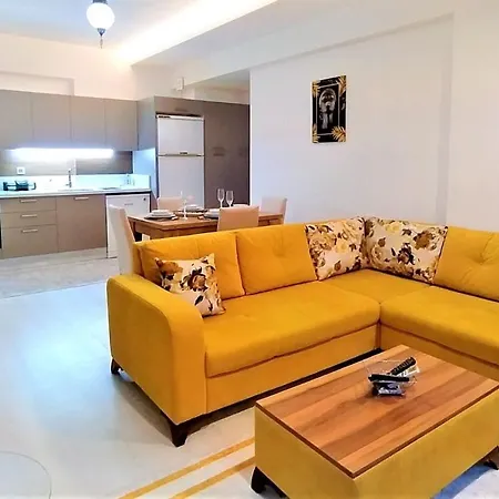 Central Flat With Shared Pool In Kepez Antalya-3