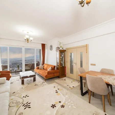 Apartment With Panoramic City View In Kepez-3