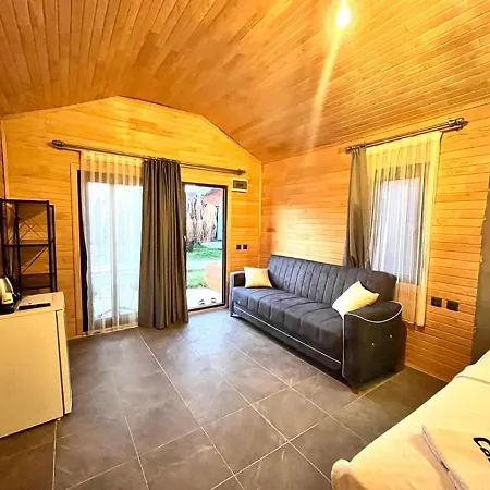 Nature Escape Rustic Bungalow With Backyard In Kas-3