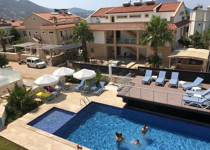 Boutique Stone House Aparts 1 plus 1 mit Poolterrasse No 3 in Kalkan