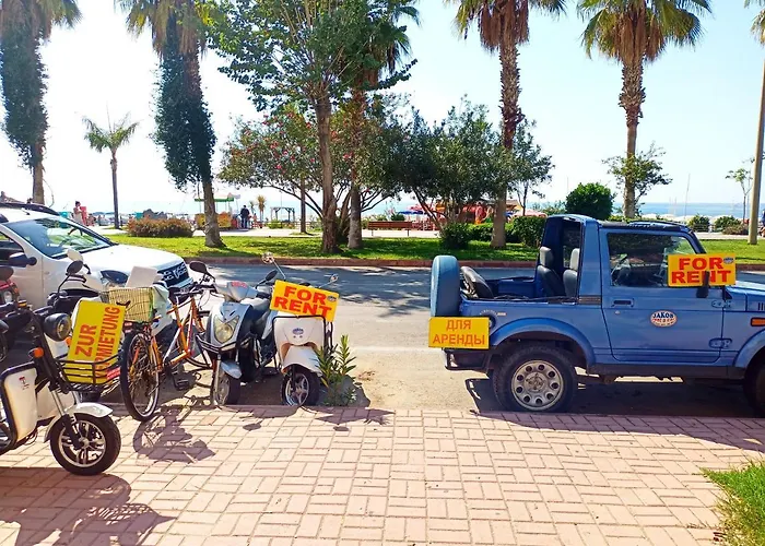 Earthquake S-A-F-E! 24H Open! All Included And Beautiful Private Apartment Only 100 Meters To Cleopatra Beach 14 With Umbrellas, Own Fast And Stable Wifi, Barbecue, Balcony, Smart Tv, Table Games, Rent A Car, Travel Agency, Real Estate, No Additional